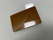 Tarjeta metálica de NFC de la llave de la puerta de Ving Cards Hot Stamp Gold RFID del hotel