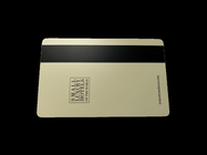 Llave electrónica impresa tarjeta negra programable del hotel de la raya magnética