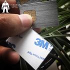 Etiqueta de aluminio pulida del metal de la placa de la marca de la insignia de nombre de las tarjetas de visita del acero inoxidable con la etiqueta engomada de 3M