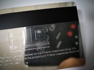 Sterling Silver Metal Membership Card con la raya magnética de Hico