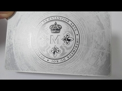 High Grade Design Metal Art Card Printing Exquisite Etching Logo