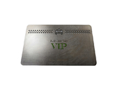 la tarjeta de acero del miembro del VIP del taxi de 85x54x0.5m m cortó a Logo White Signature