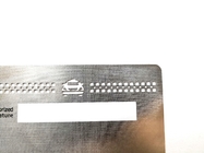 la tarjeta de acero del miembro del VIP del taxi de 85x54x0.5m m cortó a Logo White Signature