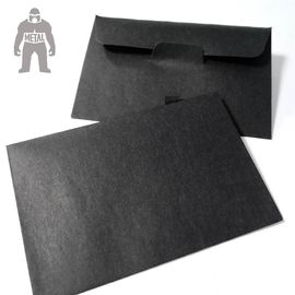El color negro rígido del portatarjetas del sobre de la Navidad 90x60m m imprimió el papel 120gsm