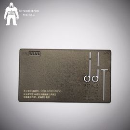 Carnet de socio personalizado modificado para requisitos particulares de alta calidad del metal con número