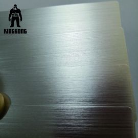 Color plata imprimible de encargo de los carnets de socio del metal del corte del laser del artista de maquillaje
