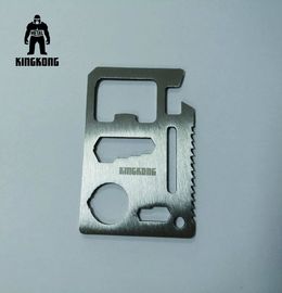laser divertido del estilo de la tarjeta del póker de la tarjeta de visita del abrebotellas de la novedad de 67*45m m grabado