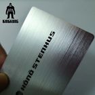 Tarjetas de visita de aluminio imprimibles personalizadas, tarjetas de visita en blanco de DJ