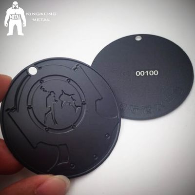 Placas de encargo de la etiqueta del metal, etiquetas cepilladas de la identificación del metal para el equipo por el logotipo de la marca