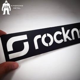 Ajuste la serigrafía grabada de las placas de la etiqueta del metal que imprime el logotipo grueso del OEM de 0,8/1m m