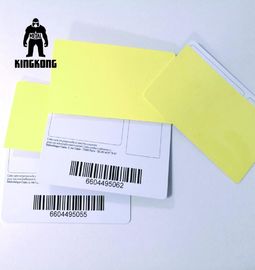 El Pvc plástico personalizado identificación de la tarjeta del personal del estudiante de la foto incluye la etiqueta engomada transparente