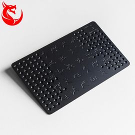 Fondo mate de las tarjetas de visita del negro y del oro del acero inoxidable diverso cubierto