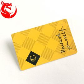 Sellado caliente arriba brillante de lectura/grabación de la tarjeta de la cartera del metal del oro o raya magnética