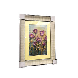 Arte del marco metálico del comedor de la decoración, oro de 200x300m m/arte del marco de la plata
