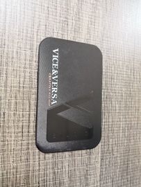 Logotipo de encargo grabado personalizado del OEM de los carnets de socio del metal que sombrea nuevo estilo