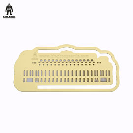El teclado de la señal del encanto del metal del control de la página del clip del libro se coloca y reserva en biblioteca