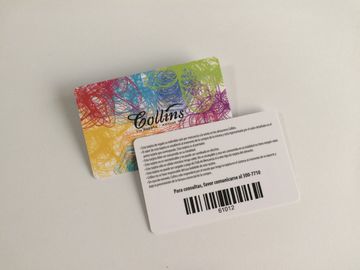 PVC coloreado de las tarjetas de visita del metal del carnet de socio de la proximidad del RFID material