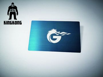 Grueso de acero anodizado colorido de las tarjetas de visita del VIP del metal de la sublimación 304 0,7/0.8m m