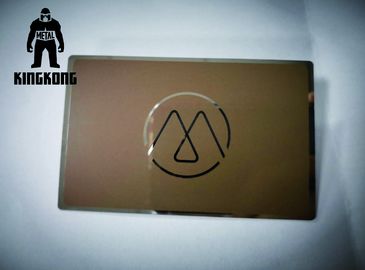Grueso de acero anodizado colorido de las tarjetas de visita del VIP del metal de la sublimación 304 0,7/0.8m m