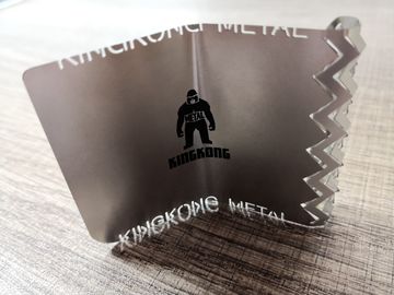 Tarjeta negra mate de lujo 85x54m m del miembro del negocio del metal del fondo del acero inoxidable