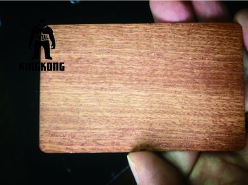 Tarjetas de madera del chip CI RFID de  1K con la impresión de la serigrafía del grabado