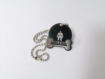Placas de identificación de encargo del logotipo del diseño del metal del acero inoxidable del animal doméstico de las etiquetas de encargo al por mayor de la identificación