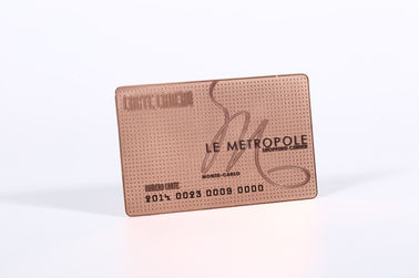 Carnet de socio de encargo del metal del acero inoxidable para el final brillante del negocio