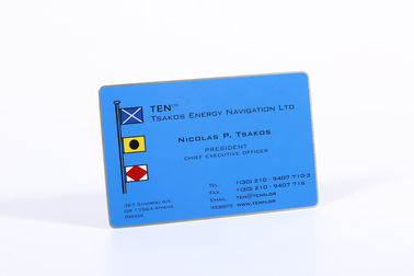 Carnet de socio de encargo del metal del acero inoxidable para el final brillante del negocio