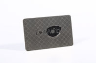 Tarjetas de visita elegantes sin contacto de encargo de NFC del grueso de la tarjeta/0.8m m del metal RFID