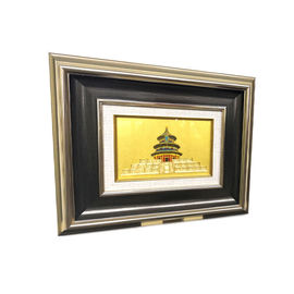El oro cuadrado de la decoración capítulo el arte de la pared para el dormitorio contemporáneo de 500 x de 700m m