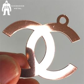 Tamaño modificado para requisitos particulares placas de identificación autas-adhesivo del metal de la etiqueta engomada del agujero del letrero de la industria