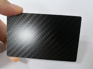 tarjeta de la fibra de carbono de 85x54x0.8m m con el pequeño microprocesador del contacto SLE4442