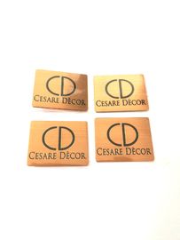 La etiqueta de marca cepillada cobre de encargo del tamaño marca la placa adhesiva de la placa con etiqueta de metal grabada