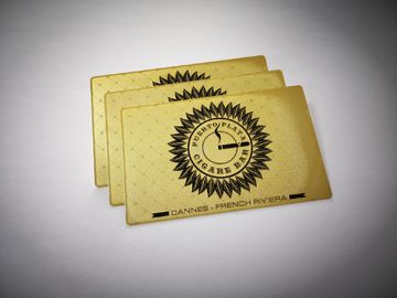 Impresión a todo color pulida del tamaño 85x54m m del carnet de socio del metal