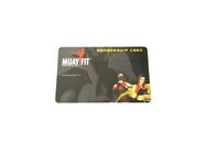 tarjeta de crédito del PVC de la impresión en offset 4C/carnets de socio del club de fitness