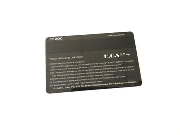 Hoja de plata Vip del código de barras de Cmyk de la lealtad del PVC de socio del sello caliente plástico del carnet