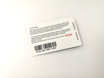 Hoja de plata Vip del código de barras de Cmyk de la lealtad del PVC de socio del sello caliente plástico del carnet