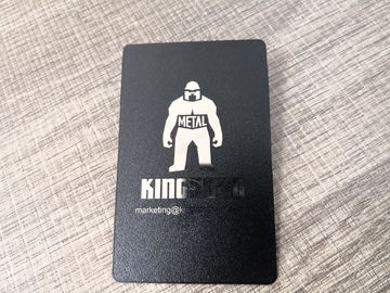 Tarjeta del metal RFID del control de acceso con el microprocesador compatible 13.56Mhz 1K