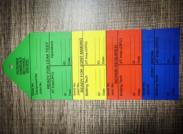El papel revestido imprimió etiquetas de la ropa/etiquetas colgantes de la aduana de la puerta del hotel