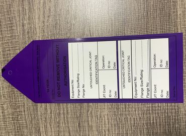 El papel revestido imprimió etiquetas de la ropa/etiquetas colgantes de la aduana de la puerta del hotel