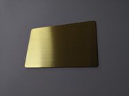 El oro cepilló el pequeño carnet de socio del metal de Chip Slot 0.8m m