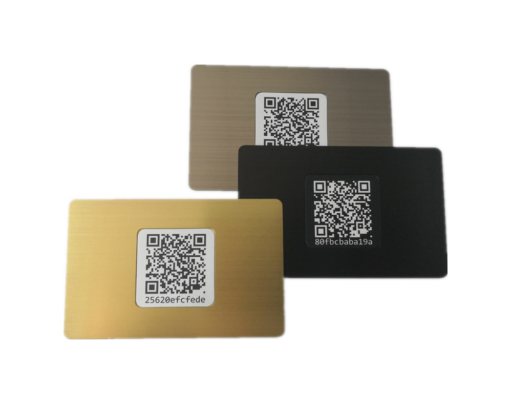 /216 la tarjeta Ntag213/215 del metal RFID de Nfc modificó la plata para requisitos particulares negra
